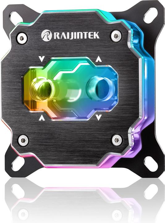 Productafbeelding Raijintek FORKIS PRO RBW CPU Waterkoeler - Nikkel + Acryl