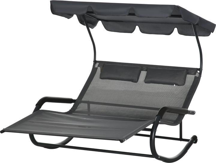 Actual product image Outsunny Double sun lounger (200 cm)
