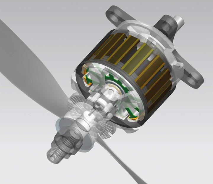 Actual product image Planet-Hobby JOKER 4250-4 V3 1020 KV BRUSHLESS MOTOR