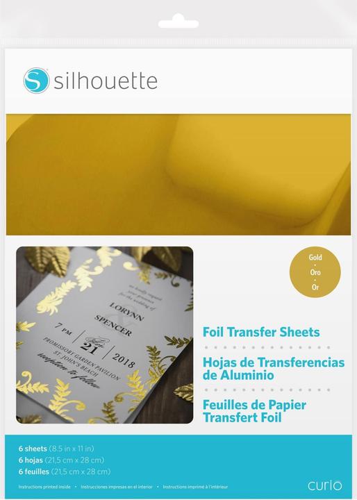 Produktbild Silhouette Transferfolie gold