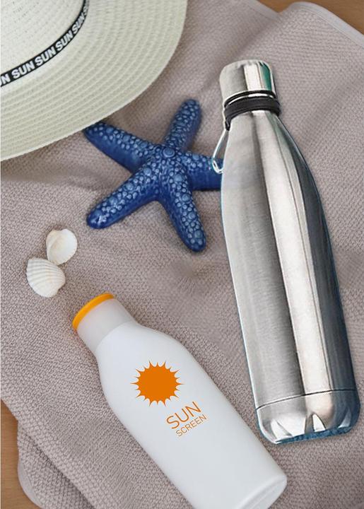 Immagine prodotto KH Security Set di 2 borracce a doppia parete con scorta segreta, 400ml, in acciaio inox (0.40 l)