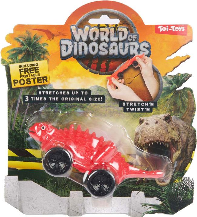 Actual product image Stretchy dinosaur car