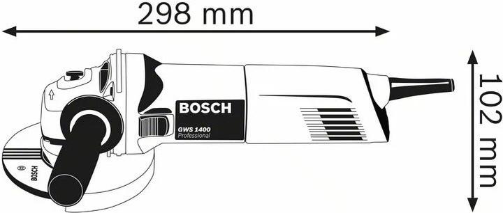 Image du produit Bosch Professional Gws 1400 (125 mm)