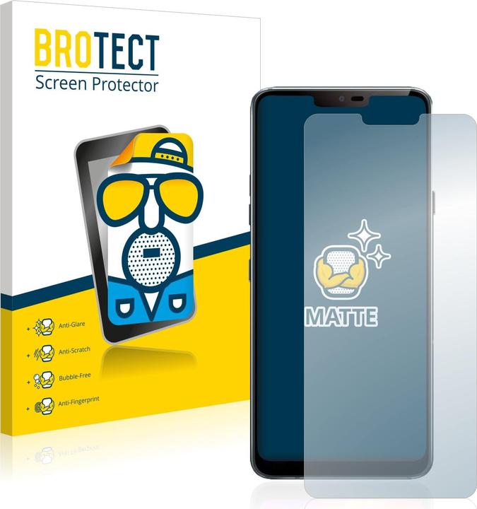Actual product image BROTECT Anti-glare screen protector matt (2 Piece, G7 ThinQ)