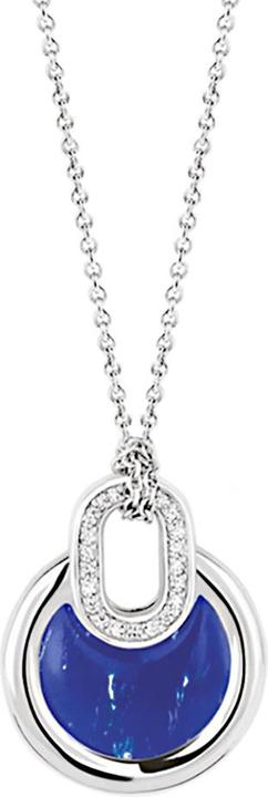 Produktbild Ti Sento Milano Collier mit dunkelblauen Stein 3887BL/42 (925 Sterling Silber, 48 cm)