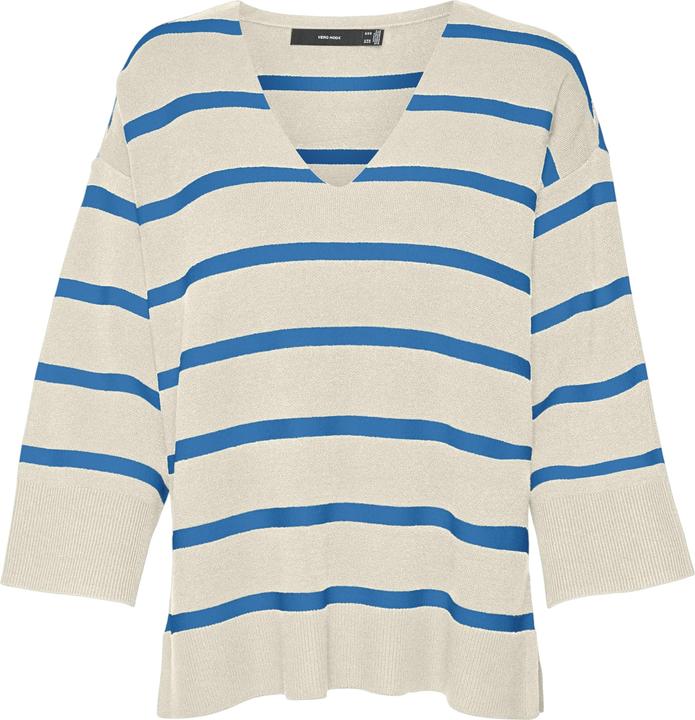 Vero Moda V-Ausschnitt Tief angesetzte Schulter Pullover Strickpullover (XL)