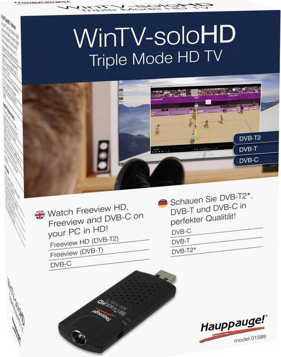 Produktbild Hauppauge WinTV soloHD (USB, DVB-C, DVB-T)