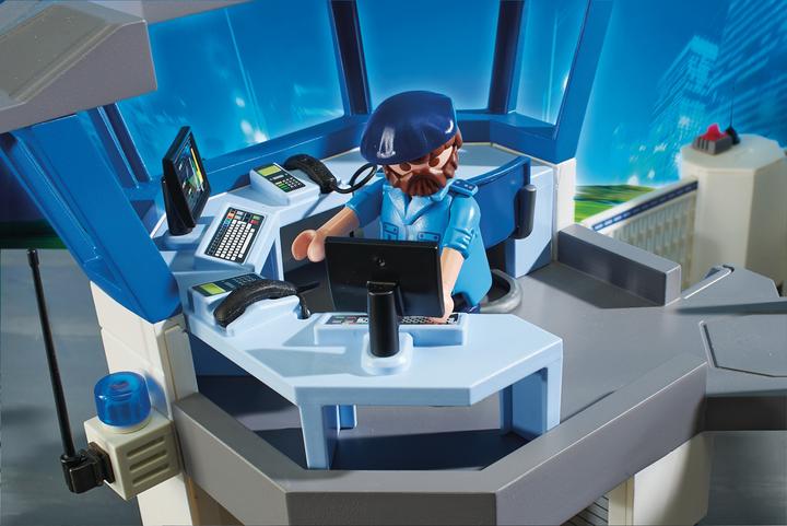 Immagine prodotto Playmobil Centro di comando della polizia internazionale con prigione (6919, Playmobil Città d'azione)