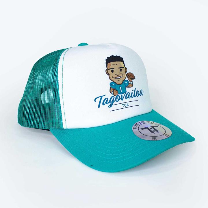 Tokyo Time Tua Tagovalioa NFLPA Emoji (blanc, vert, bleu) Me