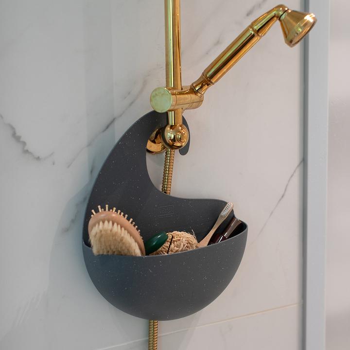 Actual product image Koziol Surf bath silo XL to hang up (6.5 x 21.5 x 25 cm)