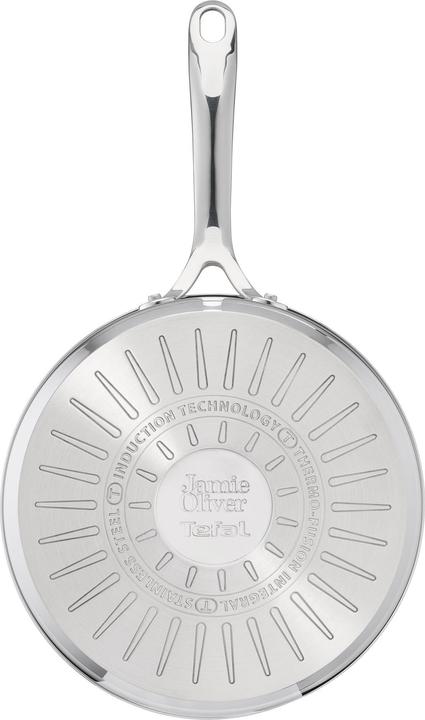 Actual product image Tefal Jamie Oliver Cook Smart casserole pan 25 cm (25 cm, Frying pan, Stainless steel)