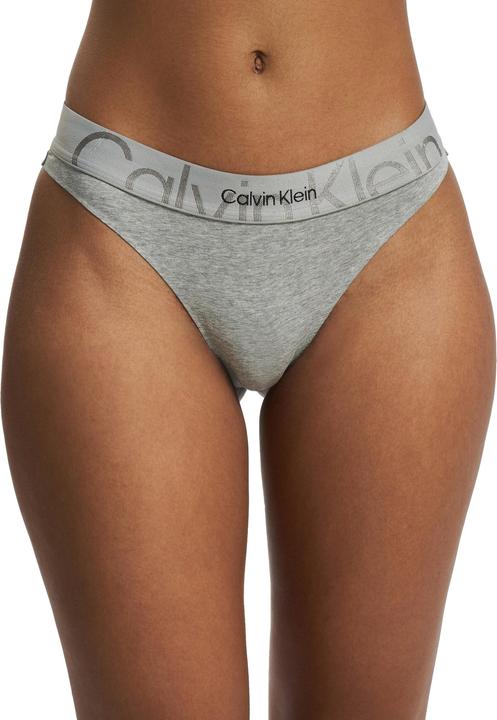 Produktbild Calvin Klein Damen Thong Tangahöschen, Grey Heather, S (S)