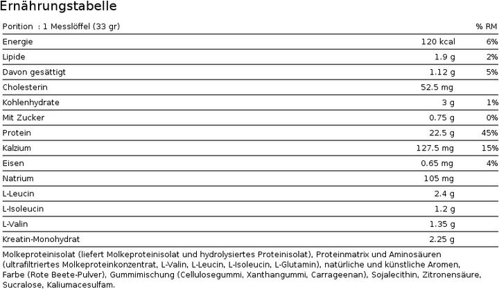 Valori nutrizionali e ingredienti Muscle Tech Nitro Tech (Vaniglia, 1 pz., 907 g)
