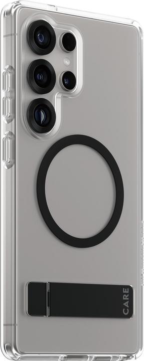 Actual product image PanzerGlass CARE by ® Feature Case Transparent w. Black Kickstand & Qi Compatible Samsung Galaxy S 2 (Samsung Galaxy S25 Ultra)