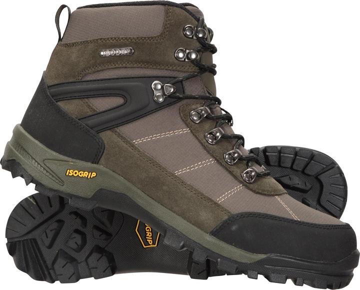 Actual product image Mountain Warehouse Mens Storm Extreme Suede Waterproof Hiking Boots (42)