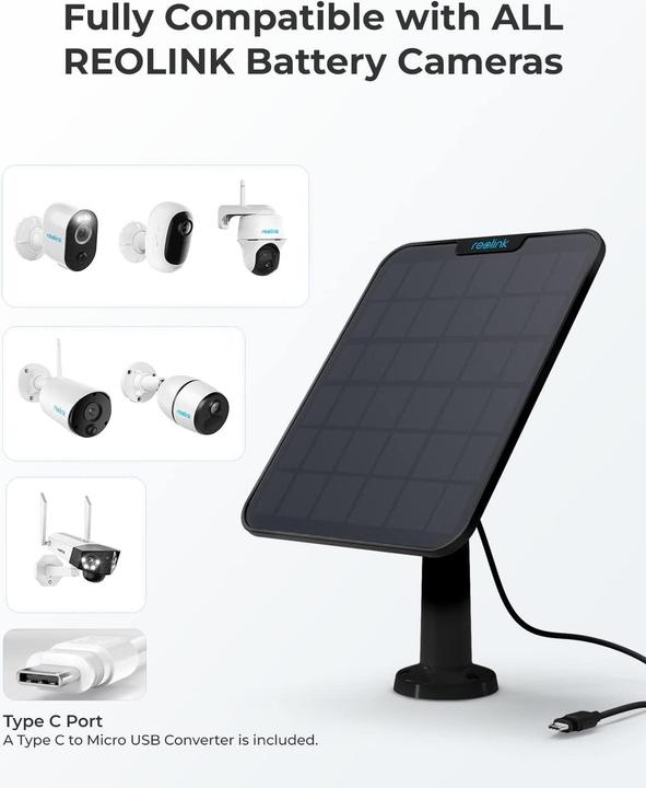 Actual product image Reolink Solar panel RL-Solar for cameras (Solar panel)