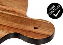 Image du produit Kinvara Planche à découper en bois avec bordure noire 40cm