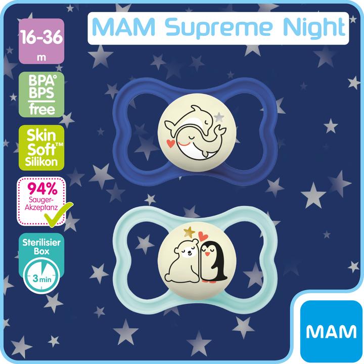 Actual product image MAM Supreme Night (2 x, 16 - 36 M.)