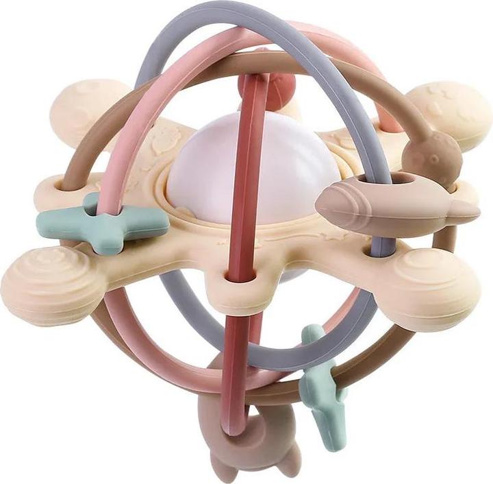 Activity Board Rattle & Sensory Teether Silicone Ball Newborn Baby Toy Kids Child Development Games 0 36