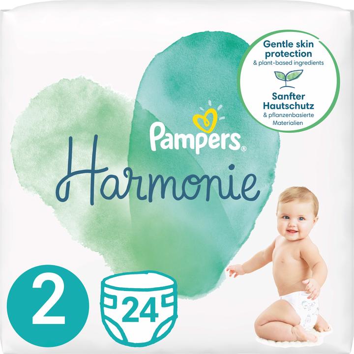Produktbild Pampers Harmonie (Gr. 2, Tragepack, 24 Stück)