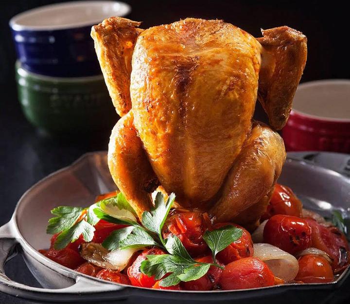 Actual product image Staub Chicken roaster (24 cm, Casserole + Stewpot, Cast iron)