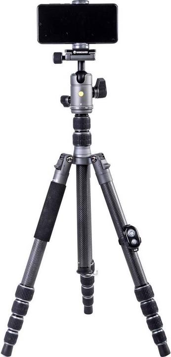 Immagine prodotto Vanguard Treppiede Treppiede da viaggio in carbonio con dimensioni molto piccole (Carbonio)
