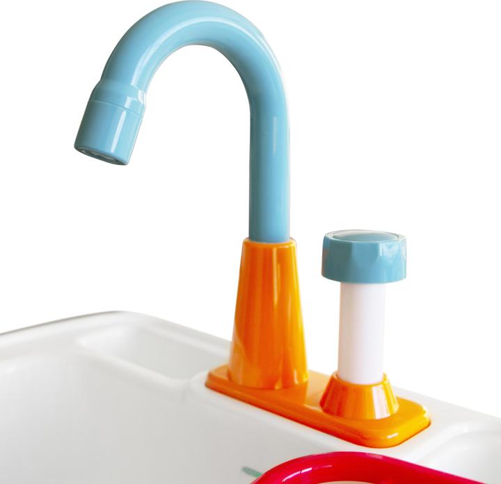 Image du produit Axi Emily Sand & Water Table de pique-nique avec évier de cuisine ludique Marron
