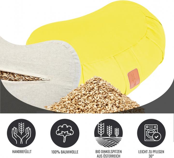 Image du produit Gorilla Sports Oreiller en forme de croissant pour le yoga