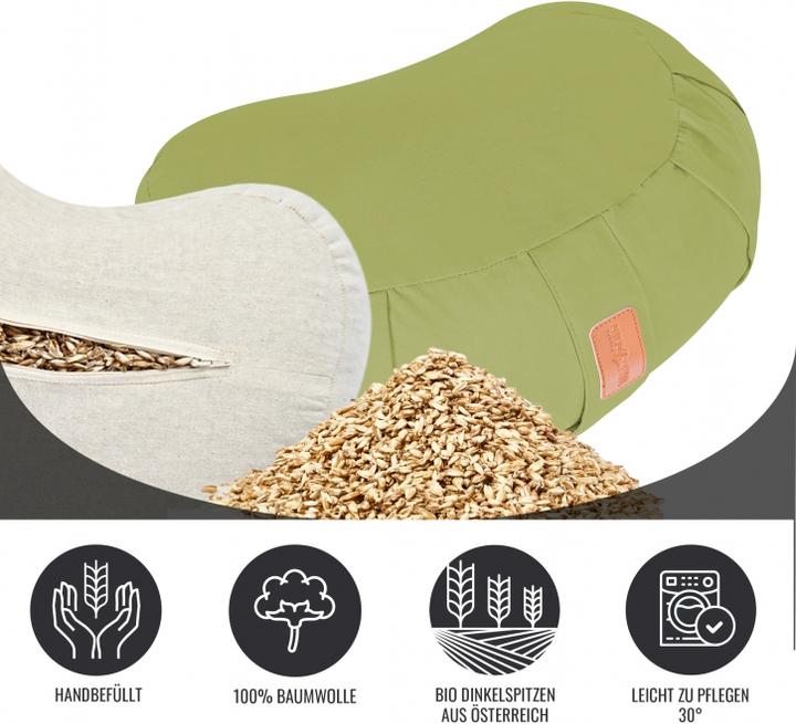 Immagine prodotto Gorilla Sports Cuscino a mezzaluna yoga (19 cm)
