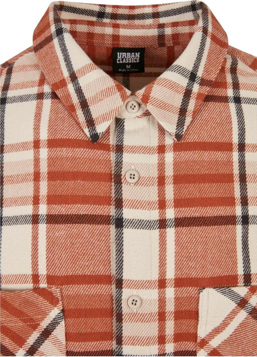 Produktbild Urban Classics Long Oversized Checked Leaves Shirt (L)