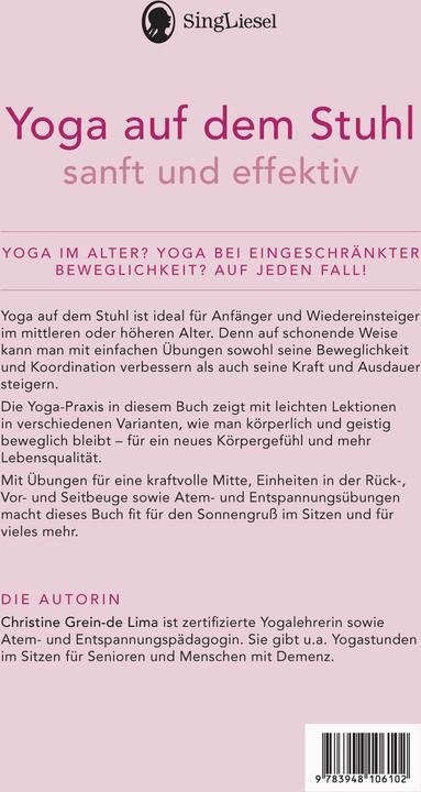 Produktbild Yoga auf dem Stuhl für Senioren (Deutsch, Christine Grein-de Lima, 2022)