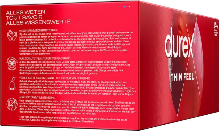 Immagine prodotto Durex Preservativi Thin Feel - 144st (144 pz.)
