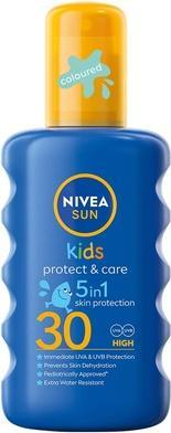 Immagine prodotto NIVEA Sun Kids Protect & Play Lozione solare protettiva Spray Spf30 200ml (Crema solare, SPF 30, 200 ml)