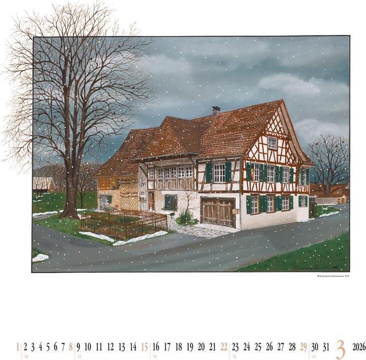 Image du produit Calendrier illustré SUSANNA fermes peintes (Couverture rigide)