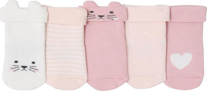 Actual product image Vertbaudet 5er-Pack Baby Stoppersocken mit Katze (5-pack, 17)