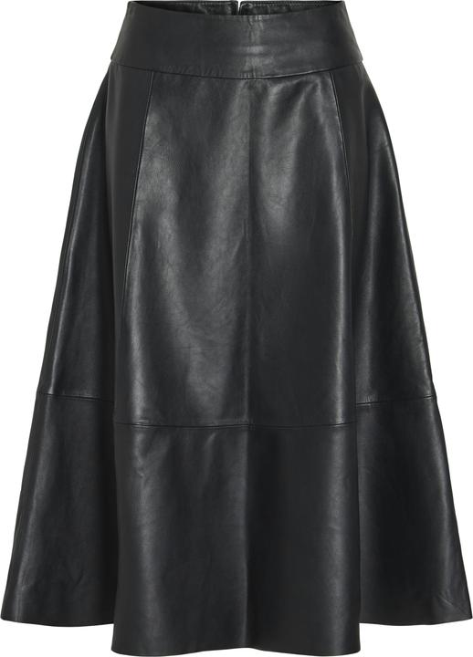 Vila High Waist Ledermidirock