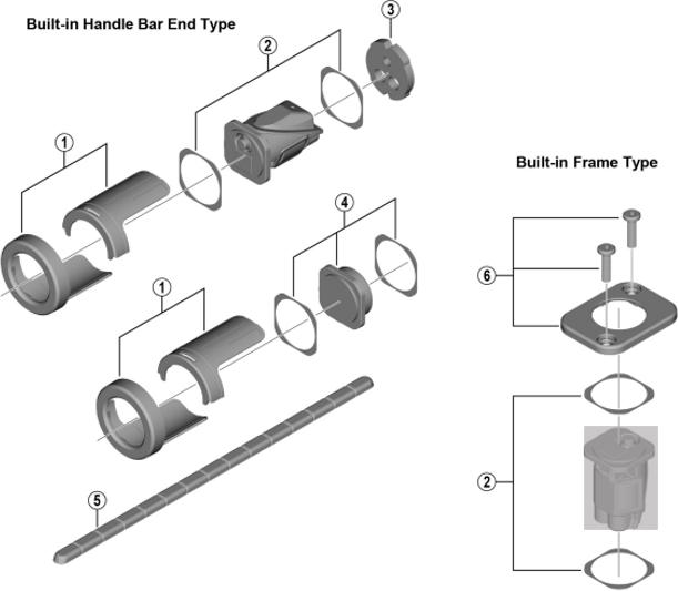 Actual product image Shimano Di2 EW-RS910
