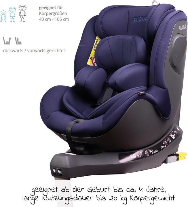 Image du produit Avova Reboarder Siège enfant Reboarder Sperber-Fix i-Size 40 cm - 105 (Reboarder, Norme ECE R129/i-Size)