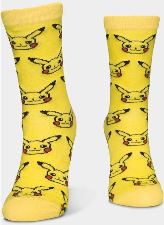 Actual product image Difuzed POKEMON - Crew - Pack de 3 paires de chaussettes (T35-38) (pack of 3, 35, 38)