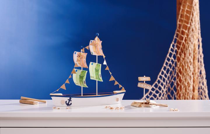 Image du produit VBS Bateau déco "Brouillard côtier", bois brut