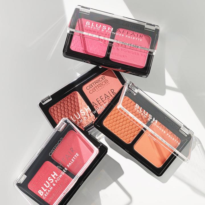 Actual product image Catrice Blush Affair Cream & Powder Palette (030 Absolute Apricot)