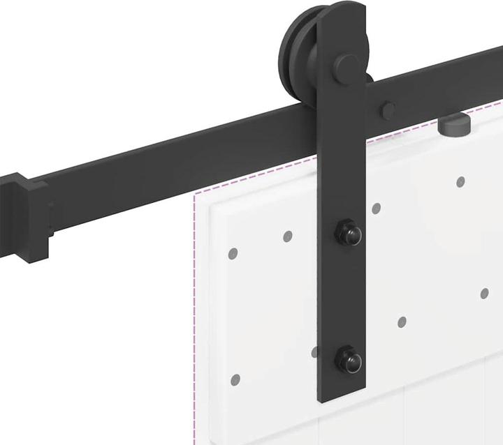 Produktbild VidaXL Schiebetürbeschlag-Set 200 cm
