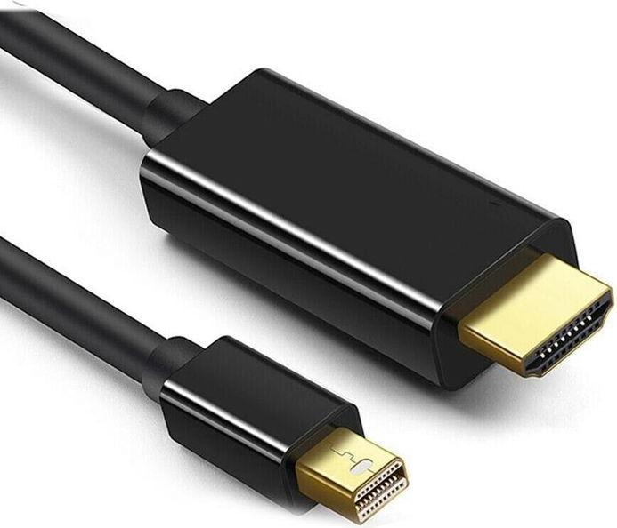 Image du produit Hermex Câble adaptateur mini DisplayPort vers HDMI (1.80 m, DisplayPort)