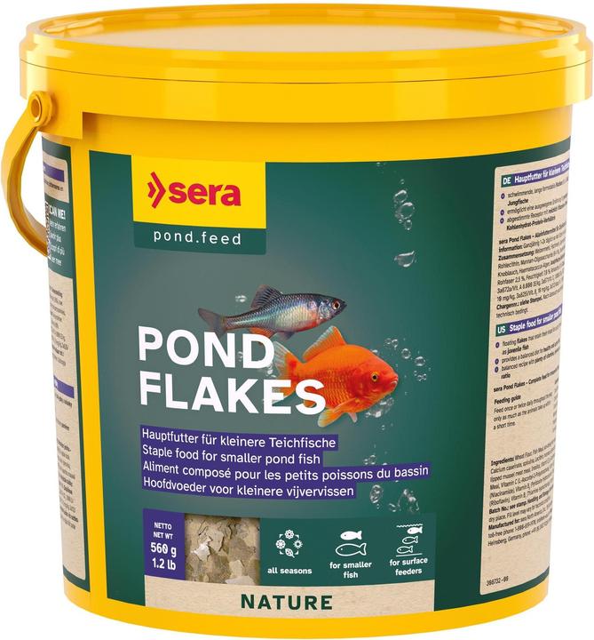 Immagine prodotto Sera Scaglie di stagno 3.8L (Pesce di stagno, Minori, 3800 ml)