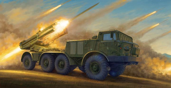 Produktbild Trumpeter Russian 9P140 TEL of 9K57 Uragan Multipl Launch Rocket System