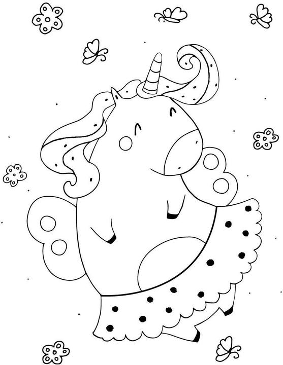 Image du produit Mon bloc de coloriage licorne