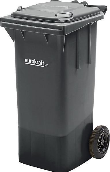 Produktbild eurokraft pro Grossmülltonne aus Kunststoff, nach DIN EN 840 (120 l)