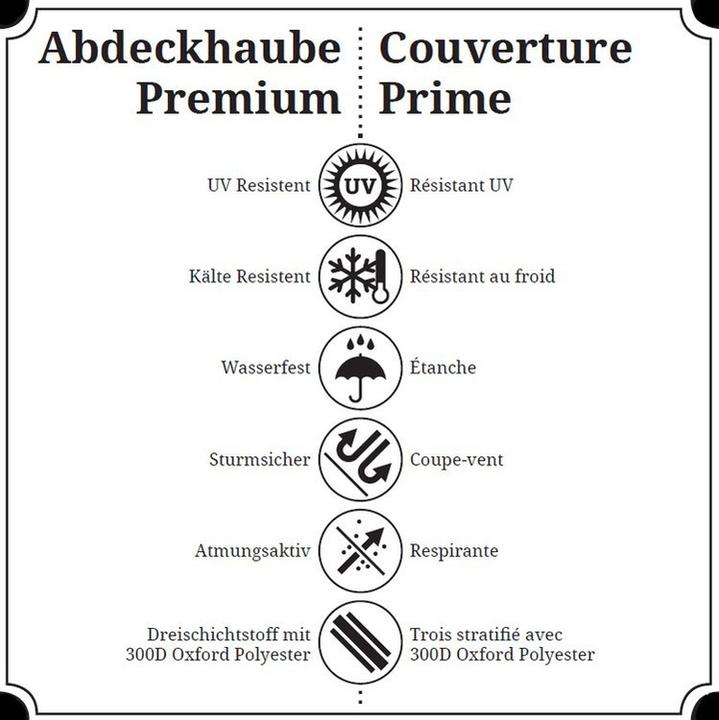 Produktbild BBQ Master Abdeckhaube Premium Outdoorkitchen Eckelement 90° (Aussenküche)