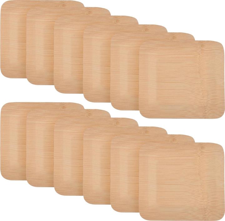 Produktbild Natura Punto 12er-Set Bambus Einwegteller (12 x)