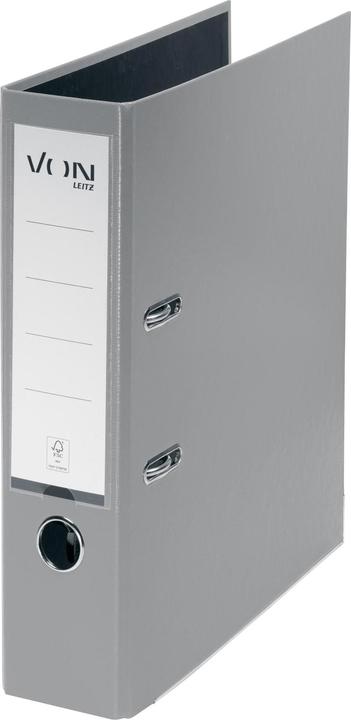 Immagine prodotto von Hallers Cartella con PP/carta, 8 cm, grigio (A4, 80 mm, 1 Pezzo/i)
